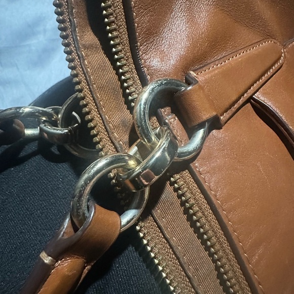 Coach Brown Leather Tote Bag - Picture 9 of 16